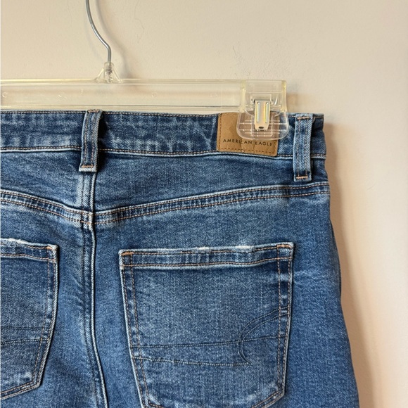 American Eagle mom jeans dark wash size 0 - Picture 5 of 9